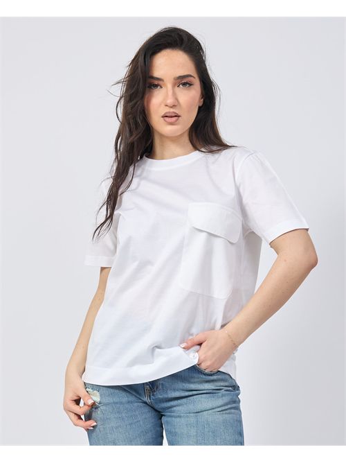 T-shirt en coton Alessia Santi avec poche plaquée ALESSIA SANTI | 511SD64007S2127